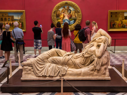 Uffizi and the Accademia Gallery. Museums of Florence